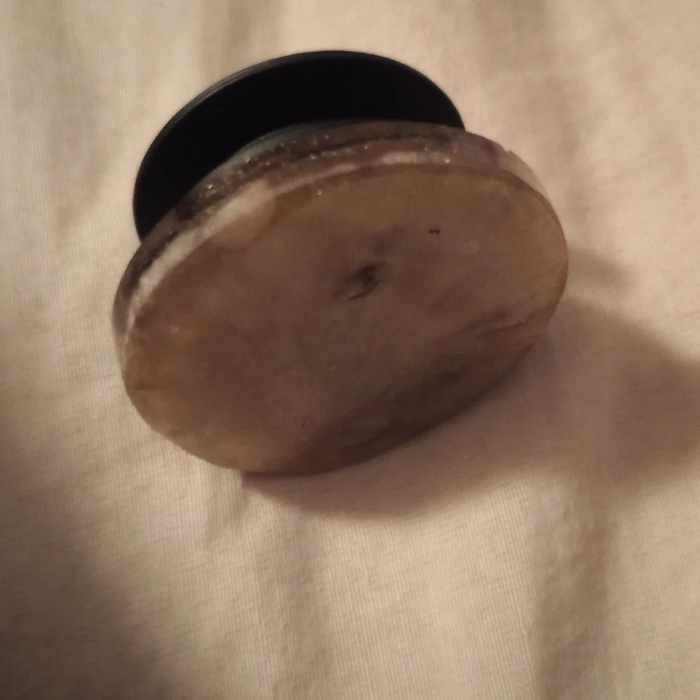Gold Glittery Round Object